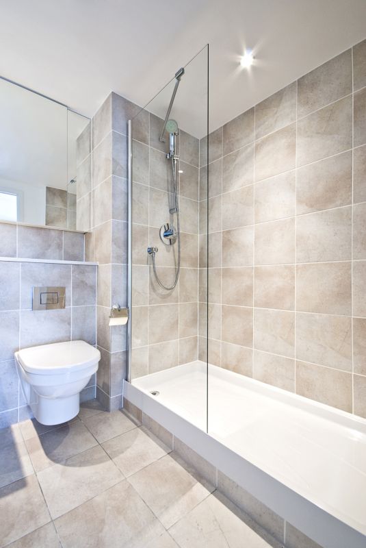 Modern Shower with Tiles